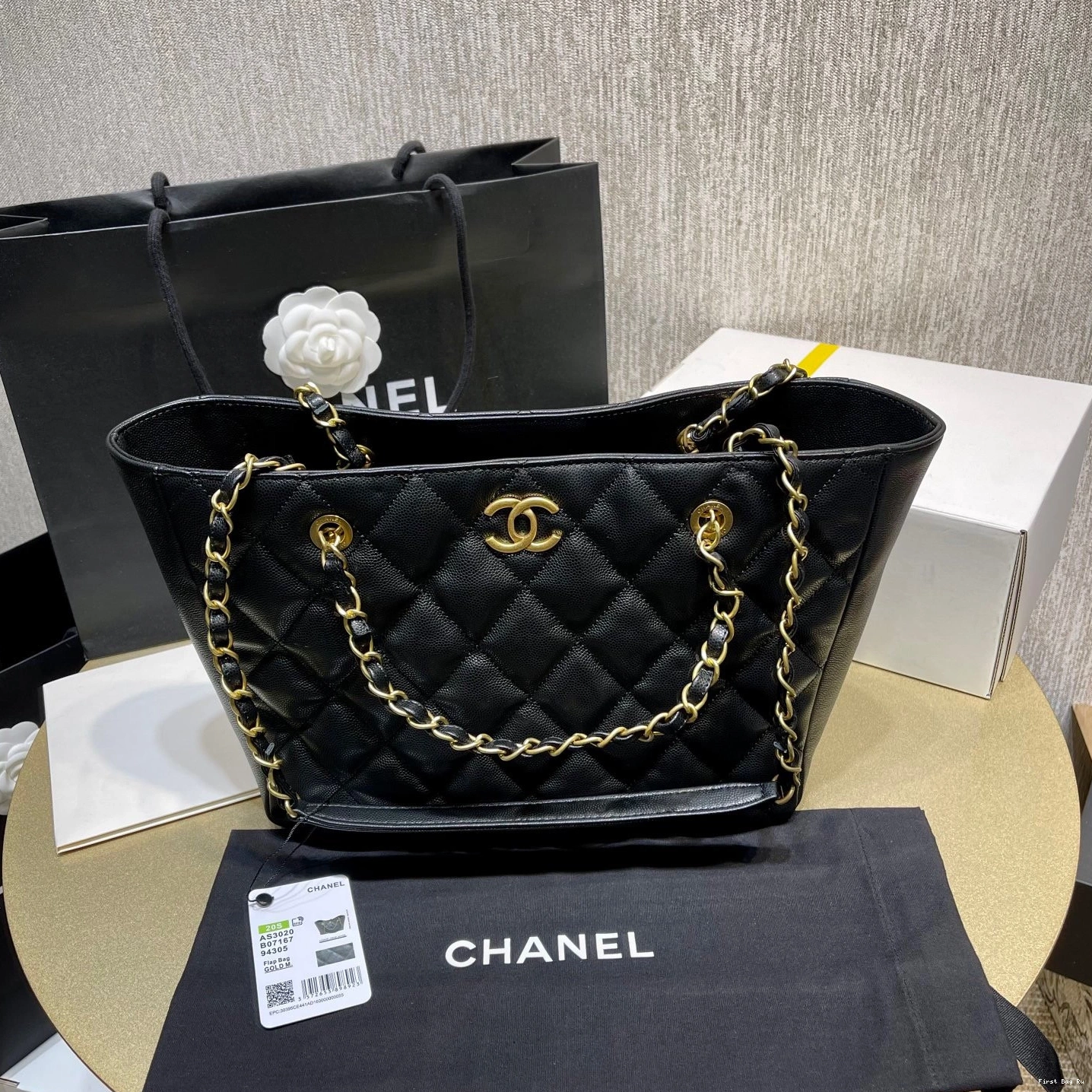 First Bag Ru BAG SHOPPING CHANEL 0726